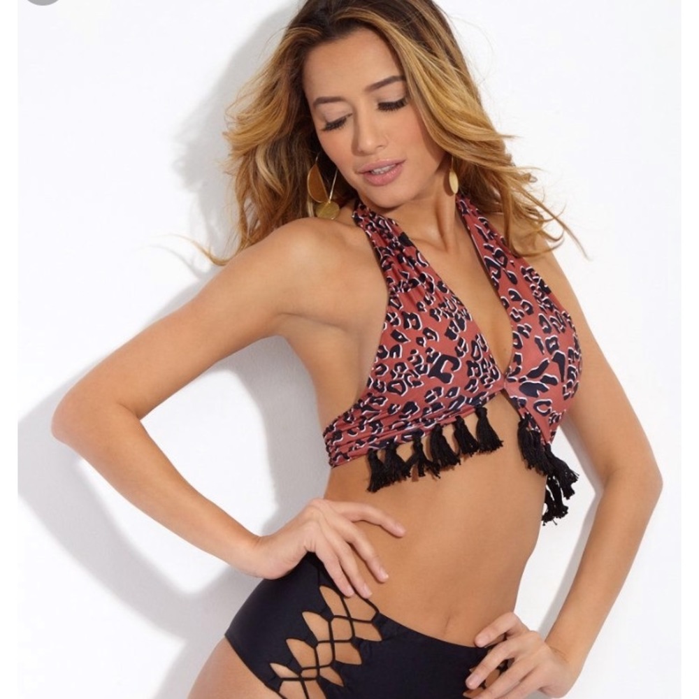Beach Riot Jessica Tasseled Bikini top